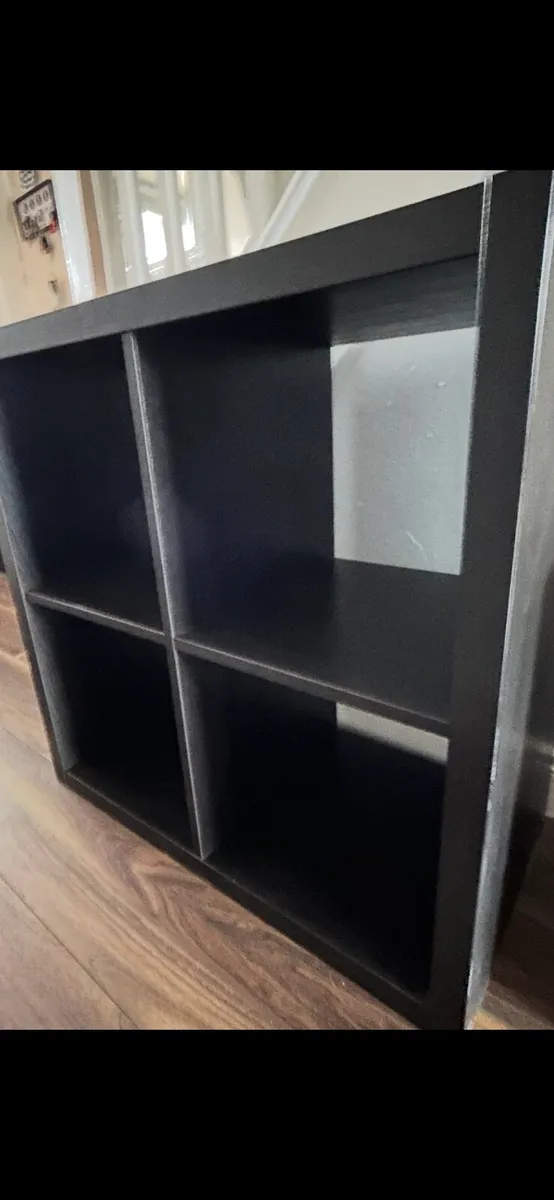 Black/Brown Ikea Kallax - Image 1
