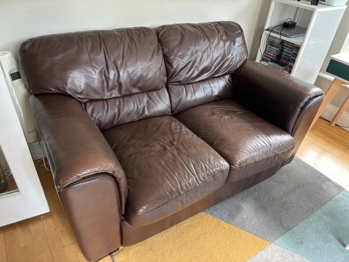 Leather couch