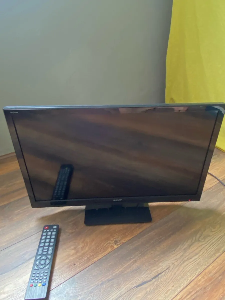 Sharp 24 Inch LED TV - HD, (Built in DVD Player) - Image 1