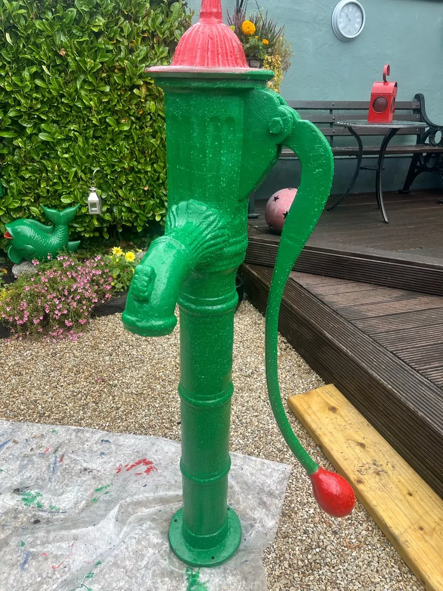 Antique Cast Iron Water Pump - Image 1