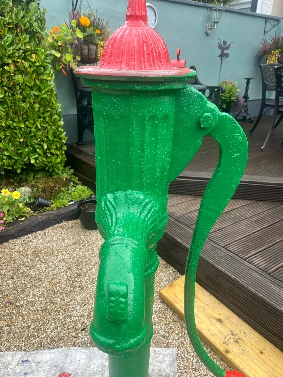 Antique Cast Iron Water Pump - Image 2