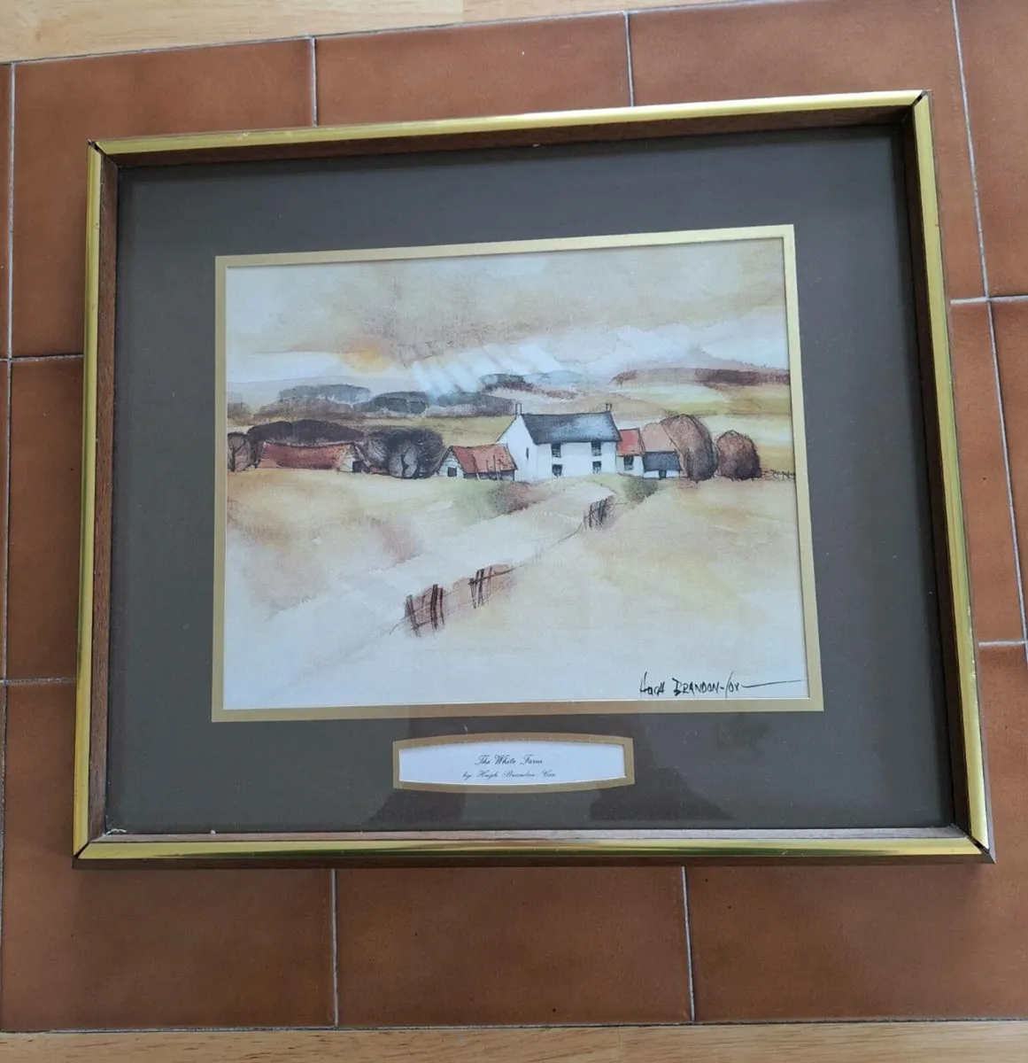 Pair of vintage signed prints by Hugh Brandon Cox - Image 2