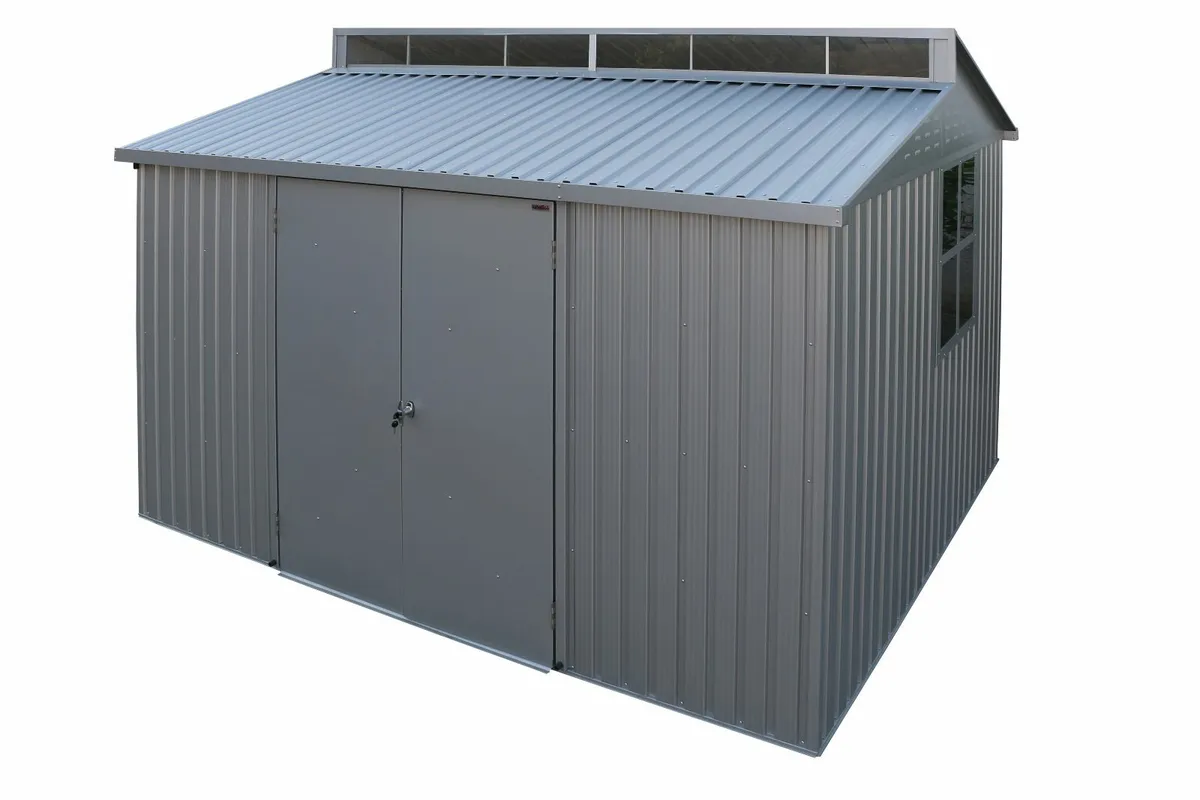 10×8 Aluminium Metal Sheds. Free 3 Day Delivery - Image 3