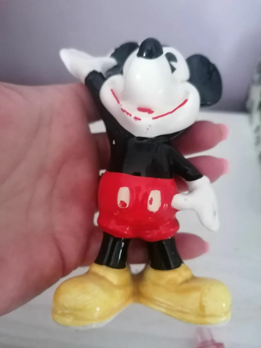 Vintage Mickey Mouse Waving Figurine - Image 3
