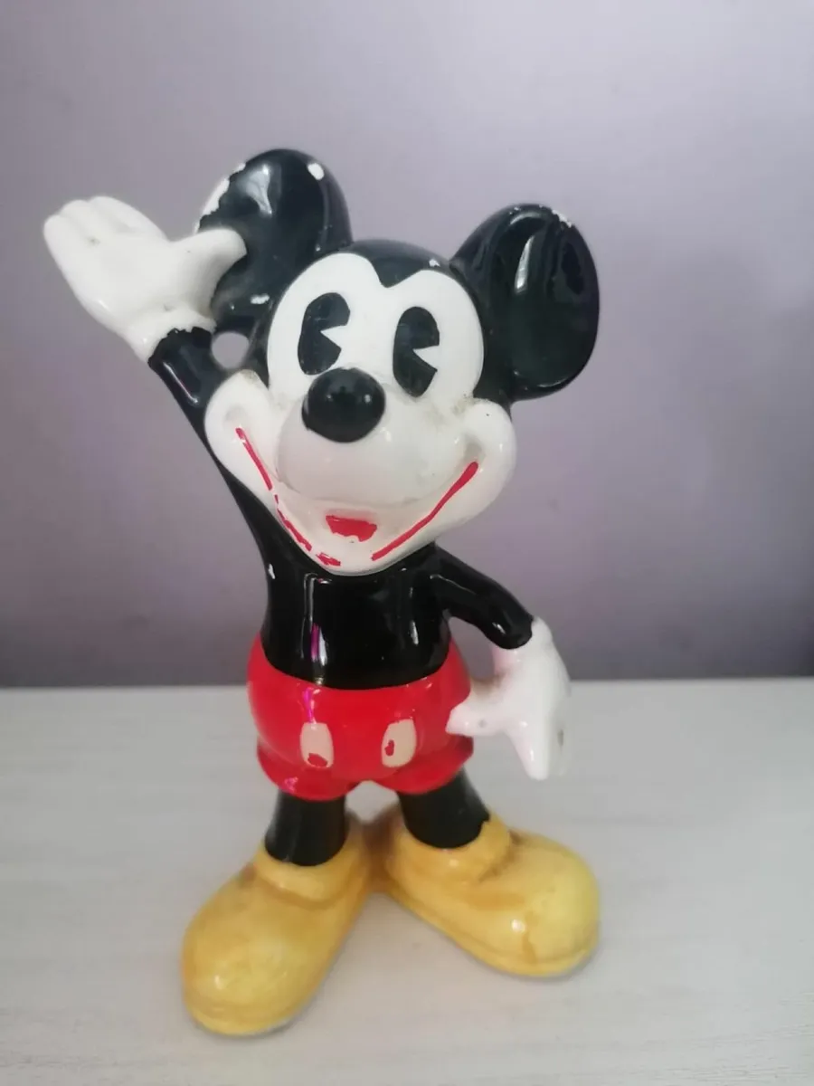 Vintage Mickey Mouse Waving Figurine - Image 4