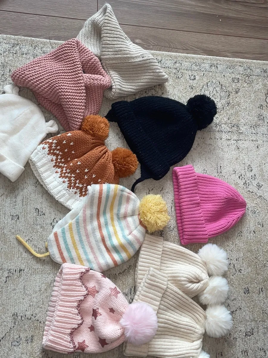 Selection of baby/toddler hats
