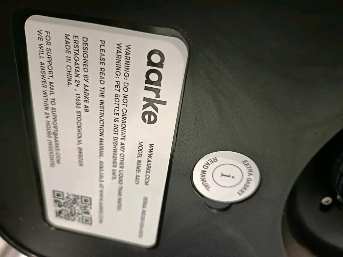 Soda Steam/ Aarke water Carbonator Steel Finish - Image 4