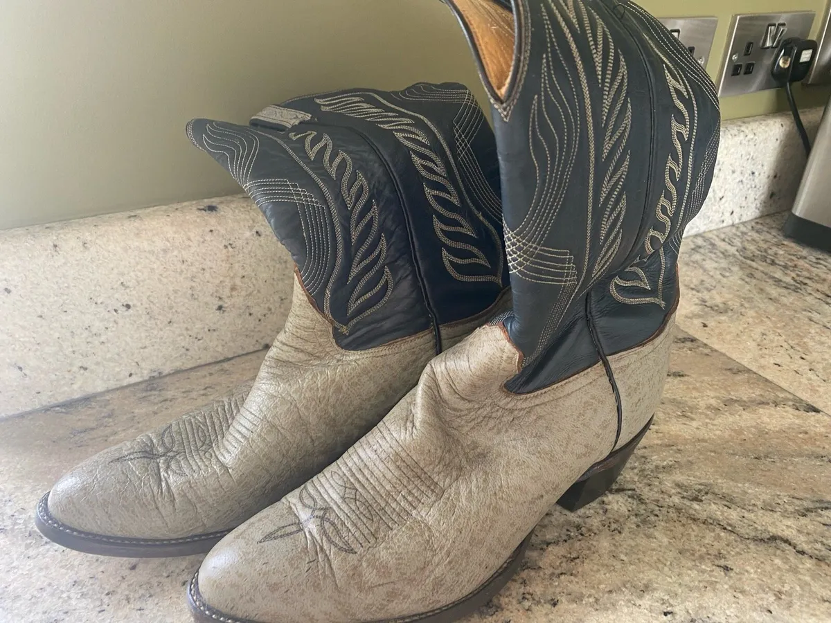 Men’s All-Leather Cowboy Boots . - Image 2