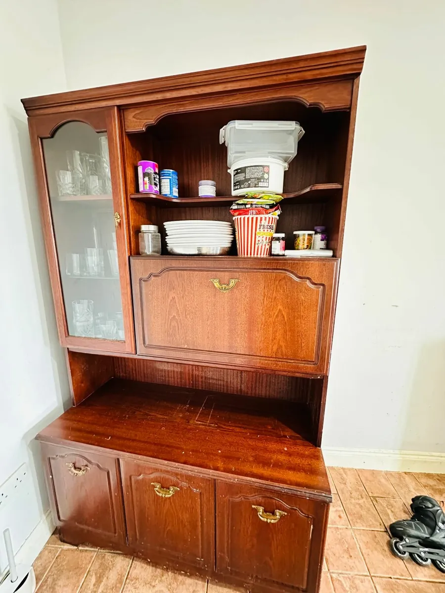 Wooden Crockery Shelf / Cabinet for Sale - Image 1