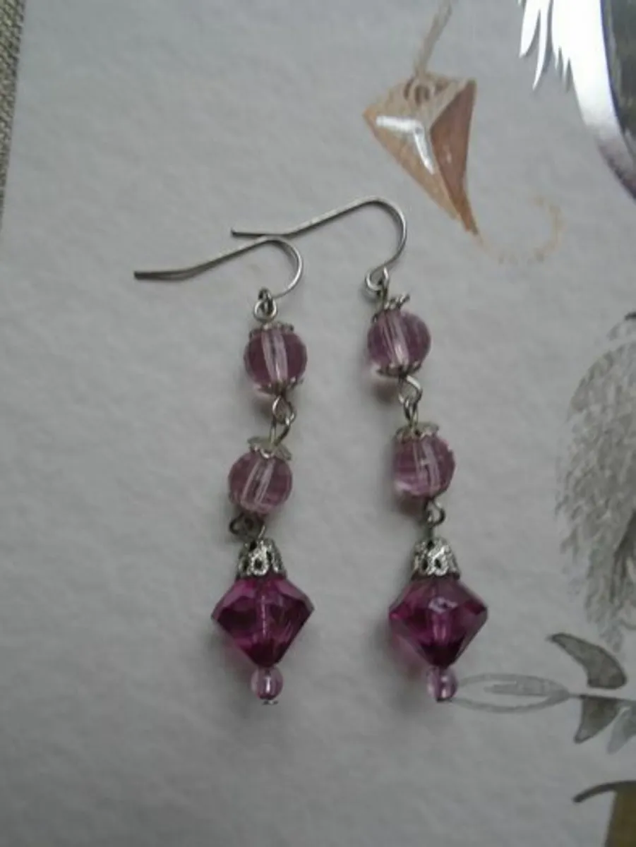 Earrings.Jewellery, Drop earrings - Image 2