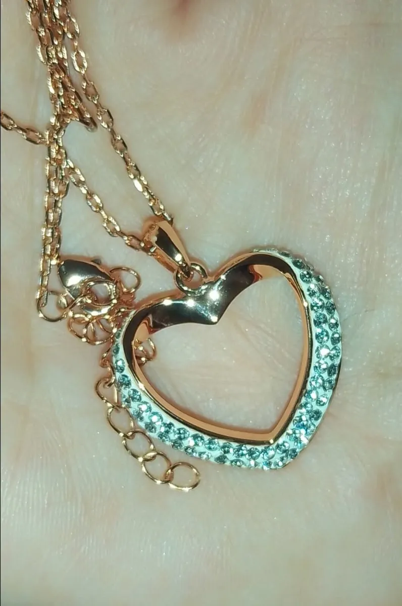 Tipperary Crystal Heart Necklace - Image 1