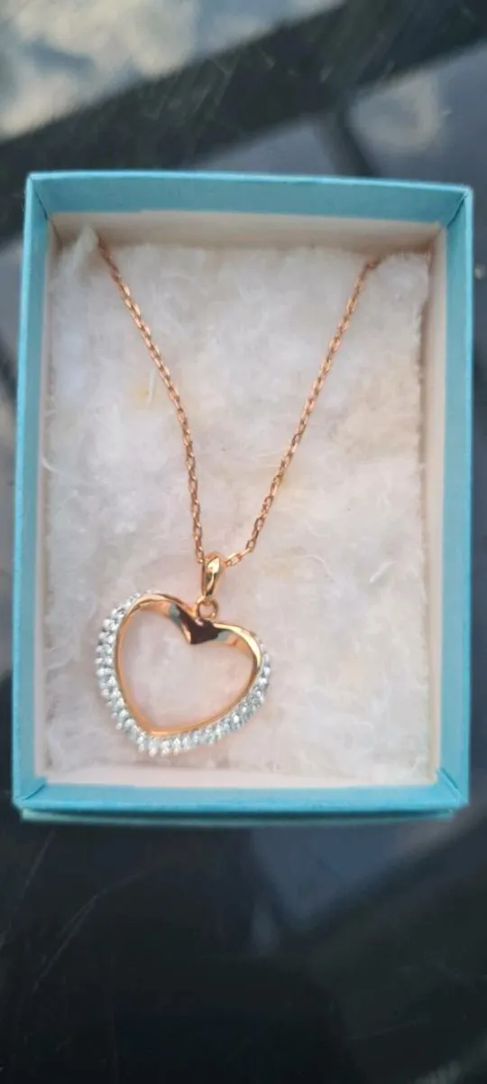 Tipperary Crystal Heart Necklace - Image 2