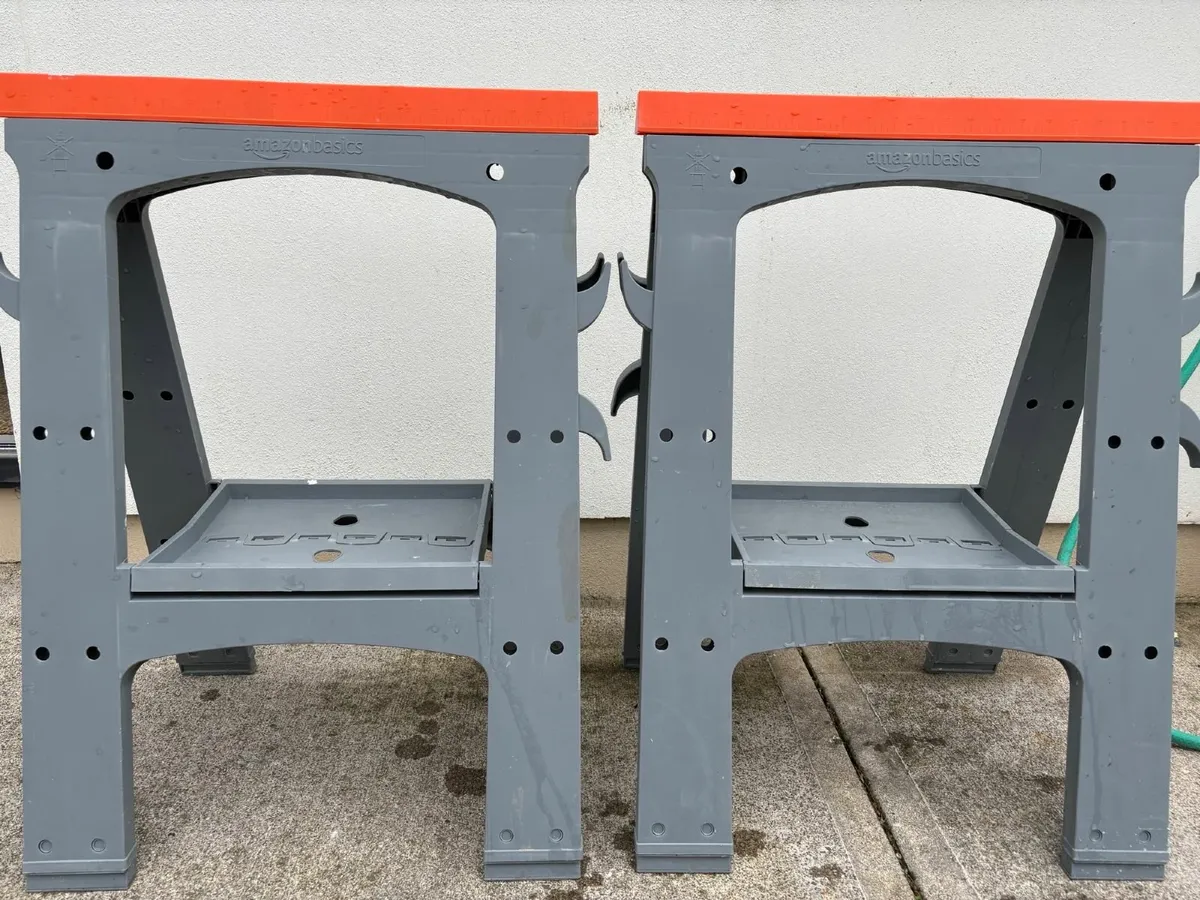Bundle: grinder, reciprocating saw, sawhorse - Image 3
