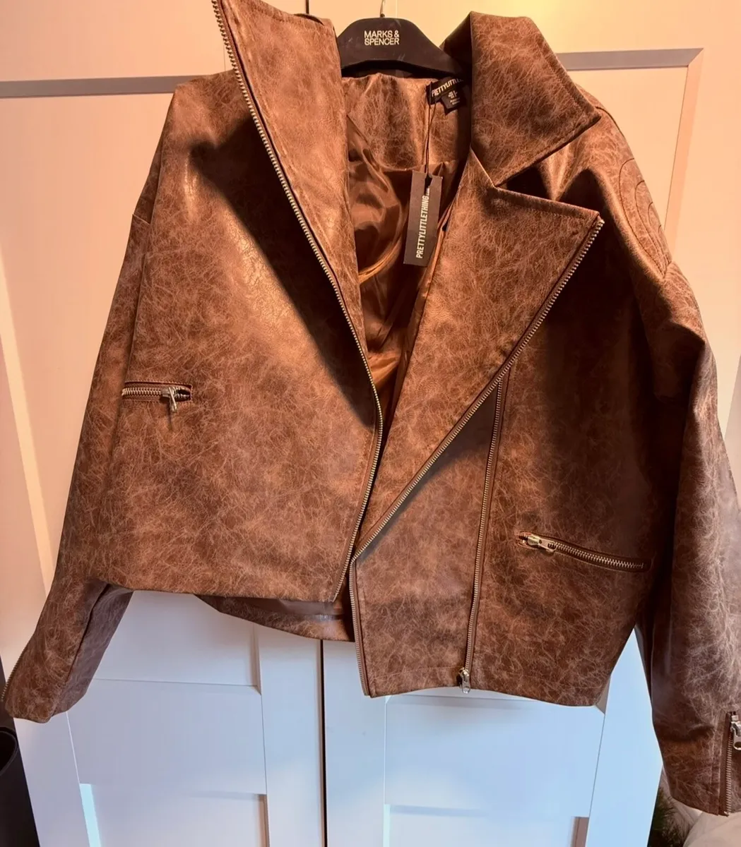 New with tag Pretty Little Things vintage jacket - Image 1