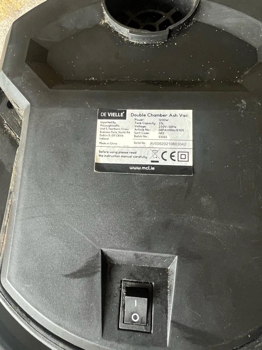 De Vielle double chamber Ash vac - Image 2