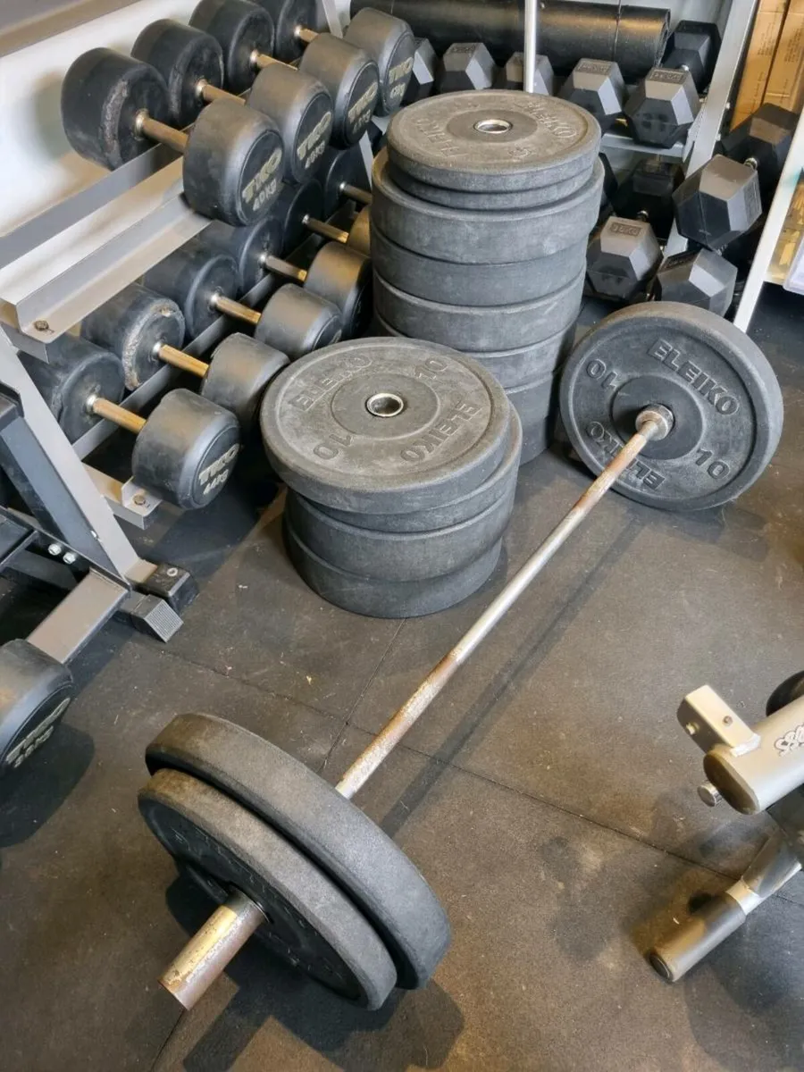 Gym equipment Olympic bumper weights - Image 1