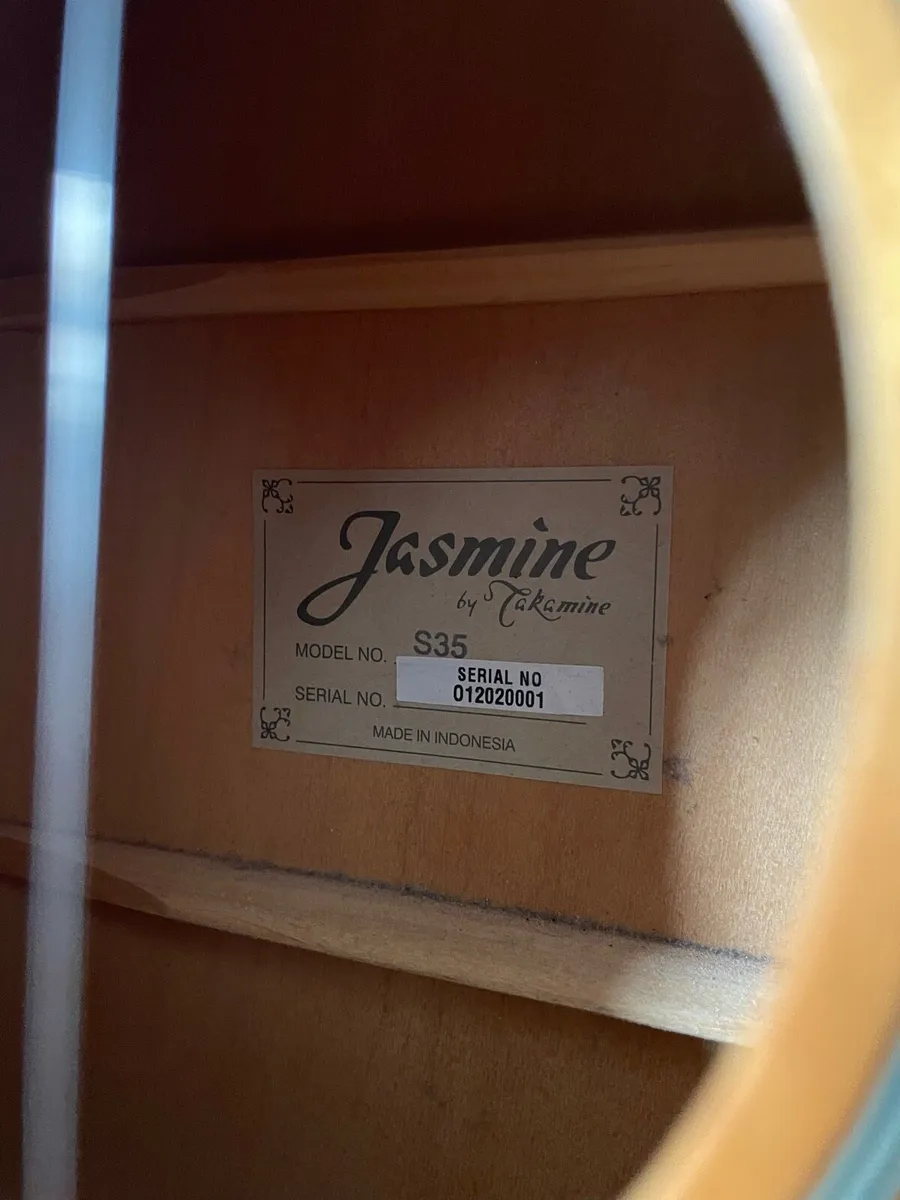 Jasmine S35 Acoustic Guitar - Image 3