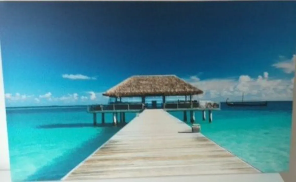 Canvas beach picture - Image 1