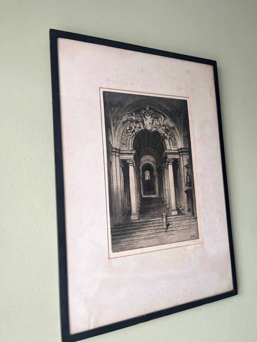 Drawing of the Vatican Staircase - Image 1