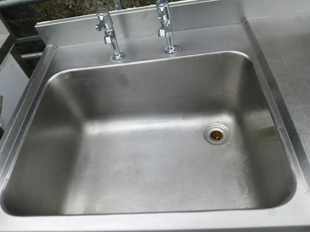 Staneless steel cabbinet sink unit complete - Image 1