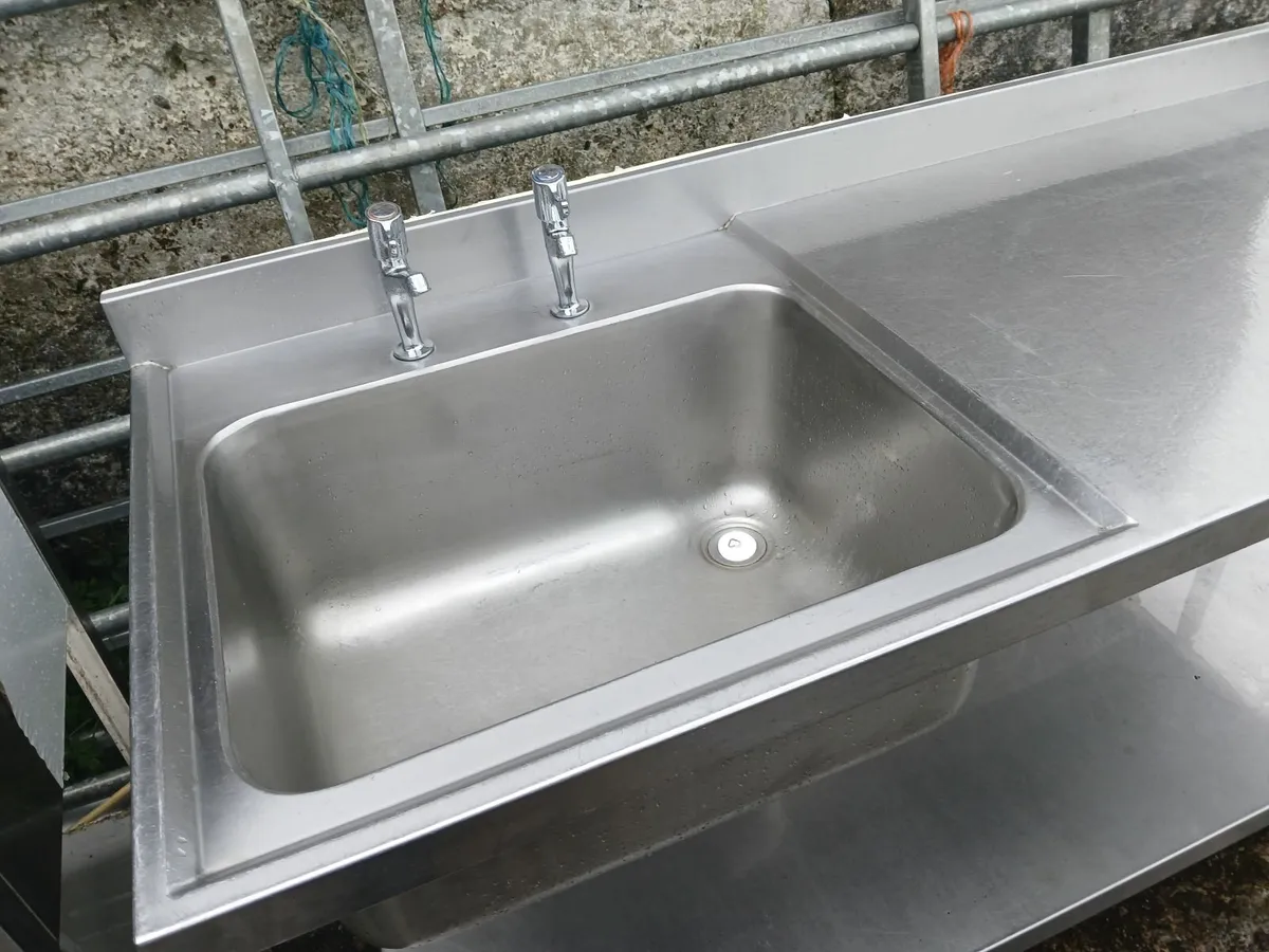 Staneless steel cabbinet sink unit complete - Image 2