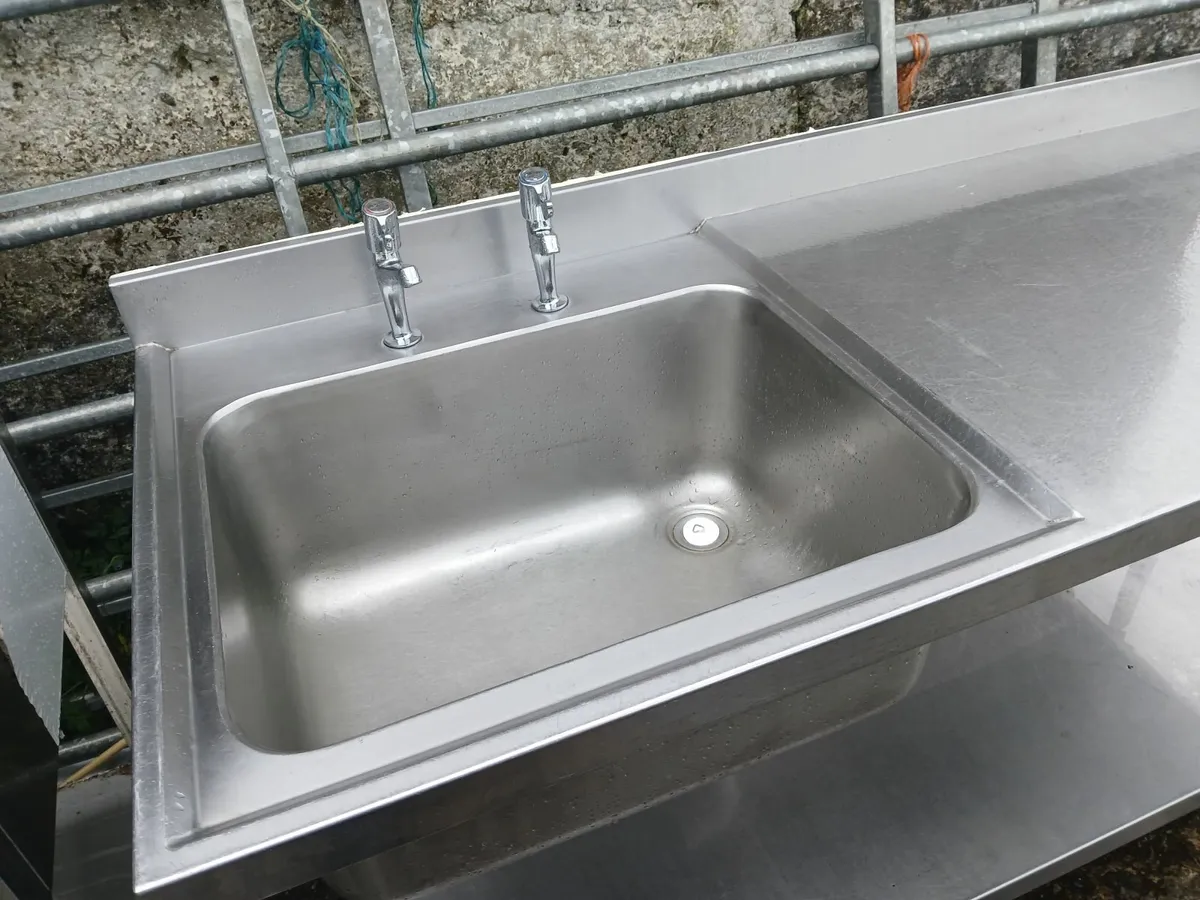 Staneless steel cabbinet sink unit complete - Image 4