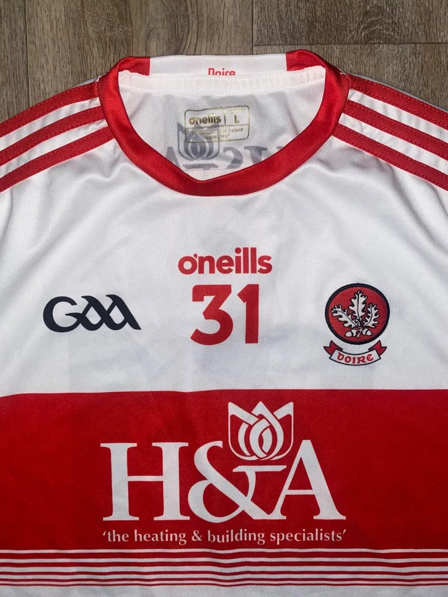 Derry GAA Player Issued GPS Jersey 2019-2020 - Image 2