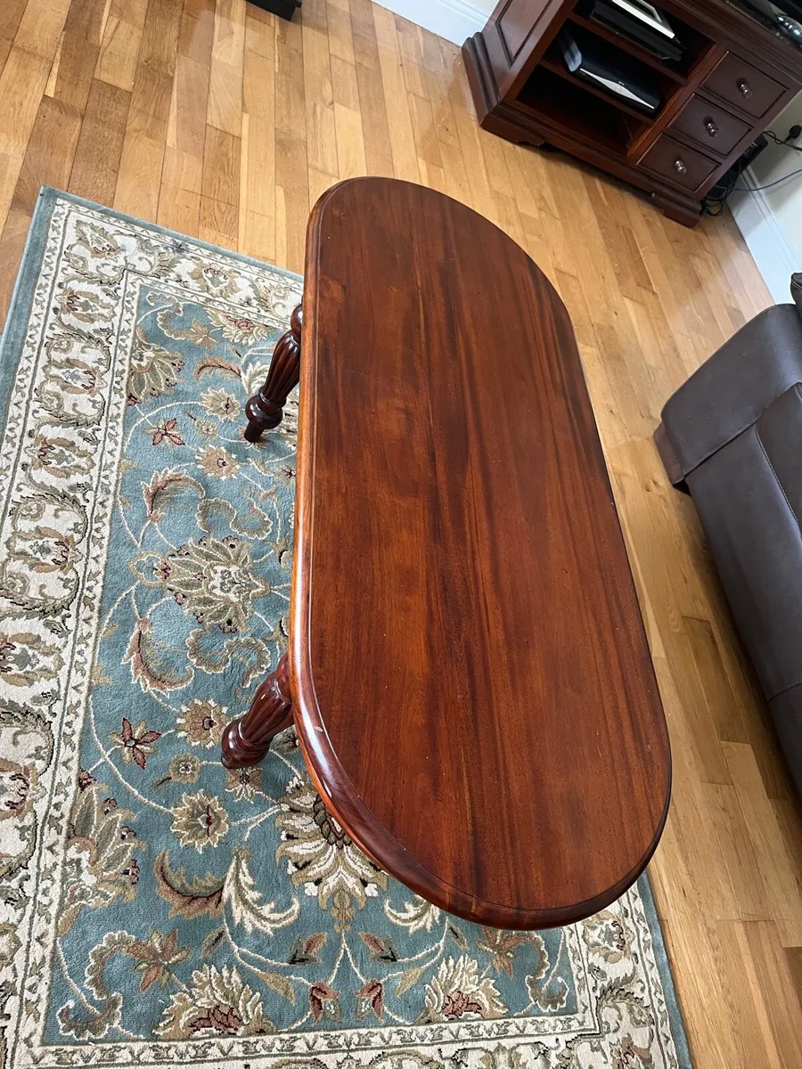 Mahogany coffee table