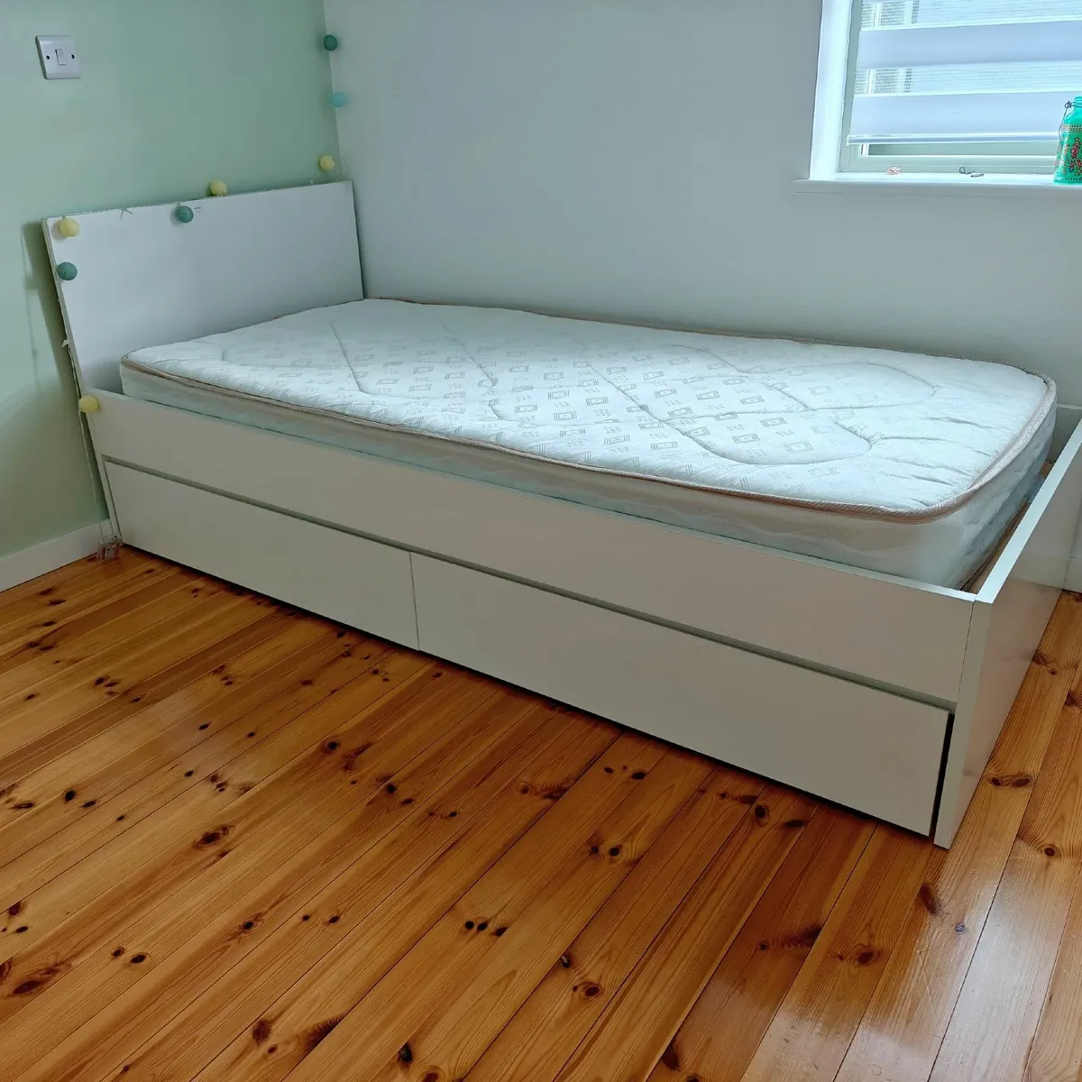 Bed single white - Image 2