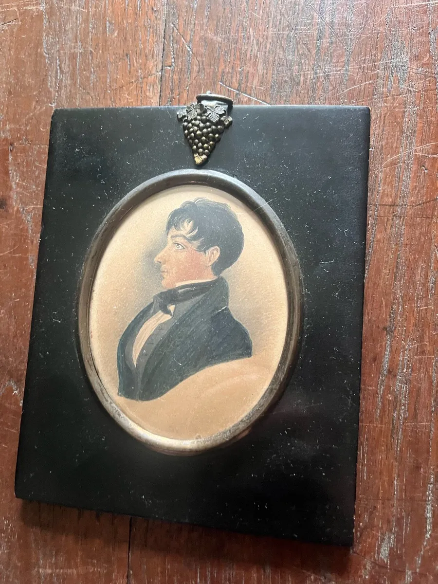 Pair of Victorian Miniature Portraits - Image 2