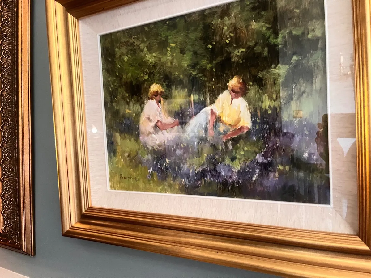 Elizabeth Brophy Bluebells painting - Image 4