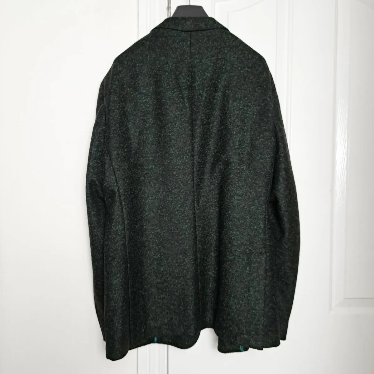 Hugo Boss Black Green Wool Blend Jacket Blazer 52 - Image 2