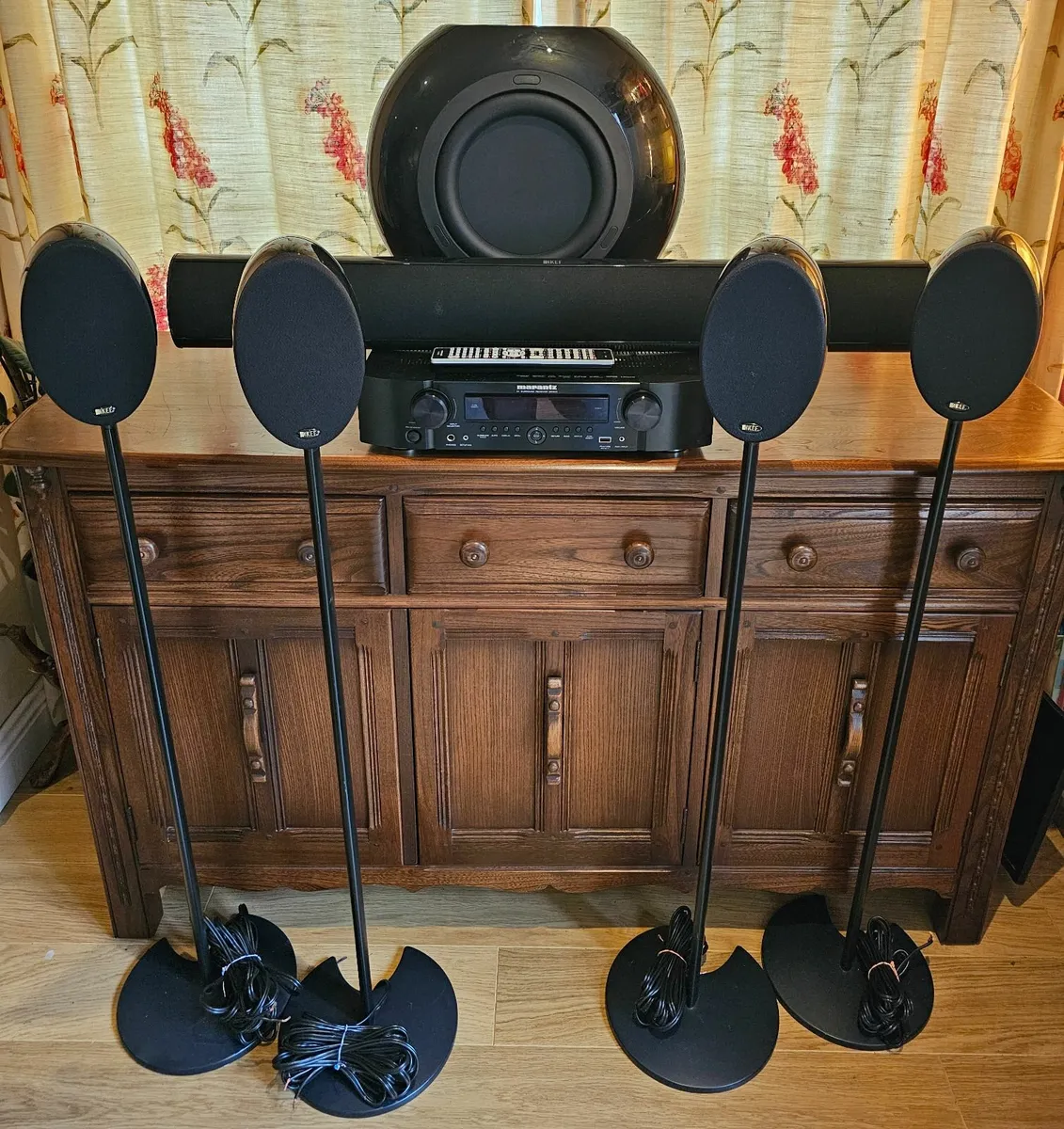 Marantz NR1601 Receiver & KEF Speakers Sub-Woofer - Image 1