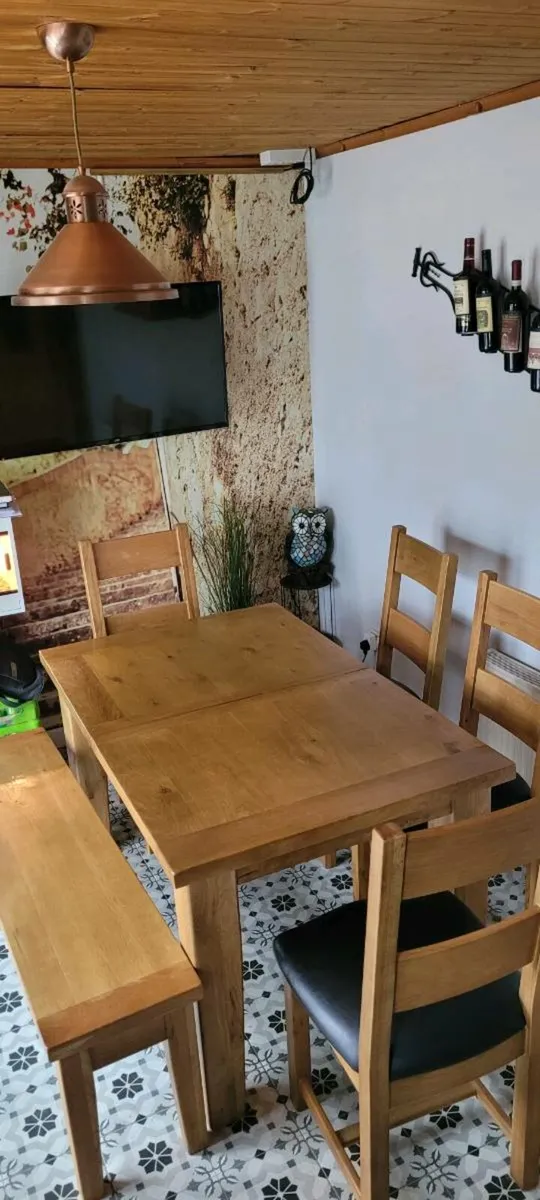 Table, Chairs and Bench - Image 2