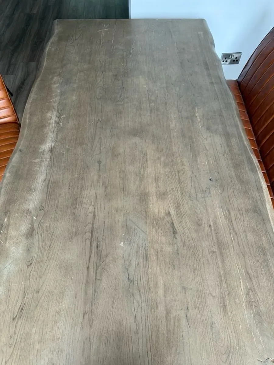 kitchen table bench & 2 chairs - Image 3