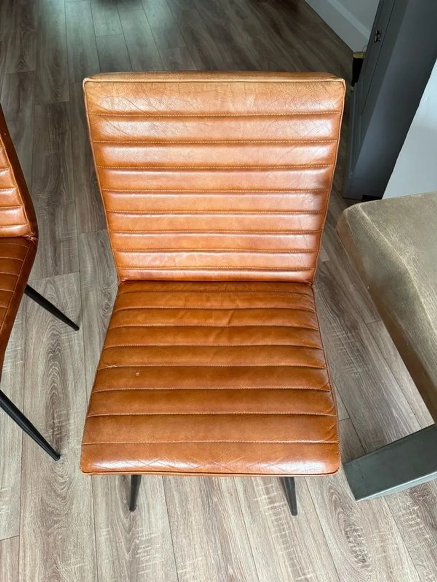 kitchen table bench & 2 chairs - Image 4
