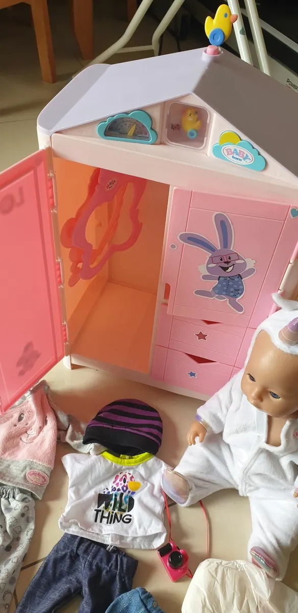 Baby born wardrobe withe weather duck + doll - Image 2