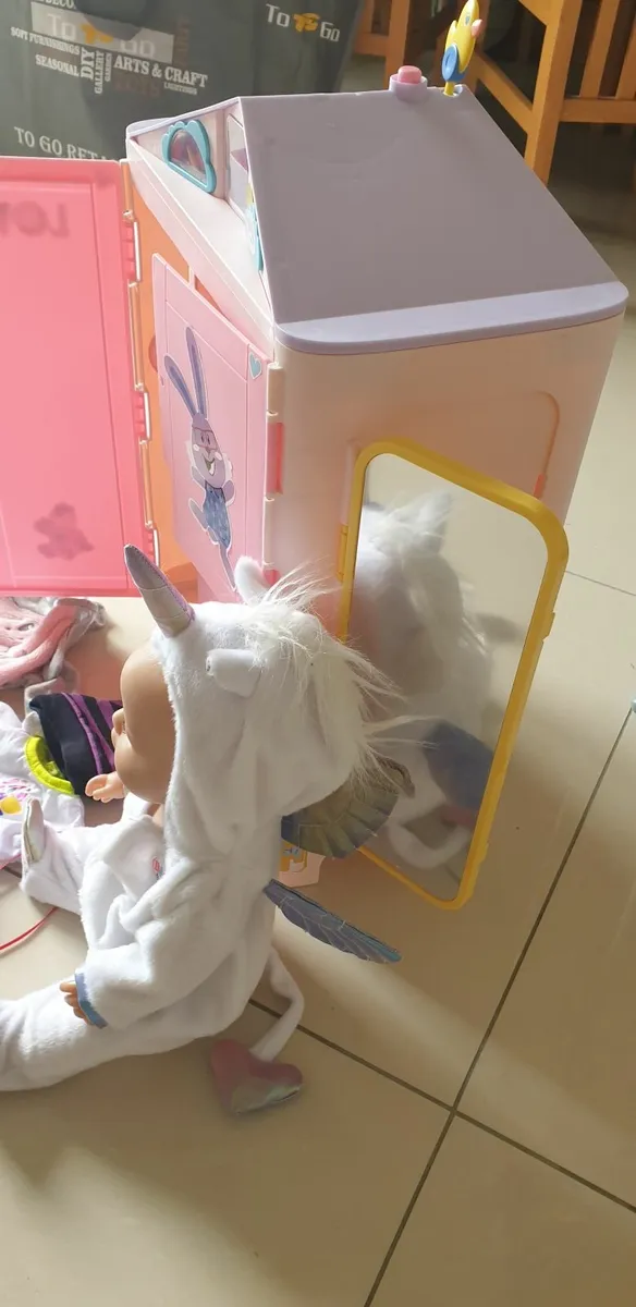 Baby born wardrobe withe weather duck + doll - Image 4