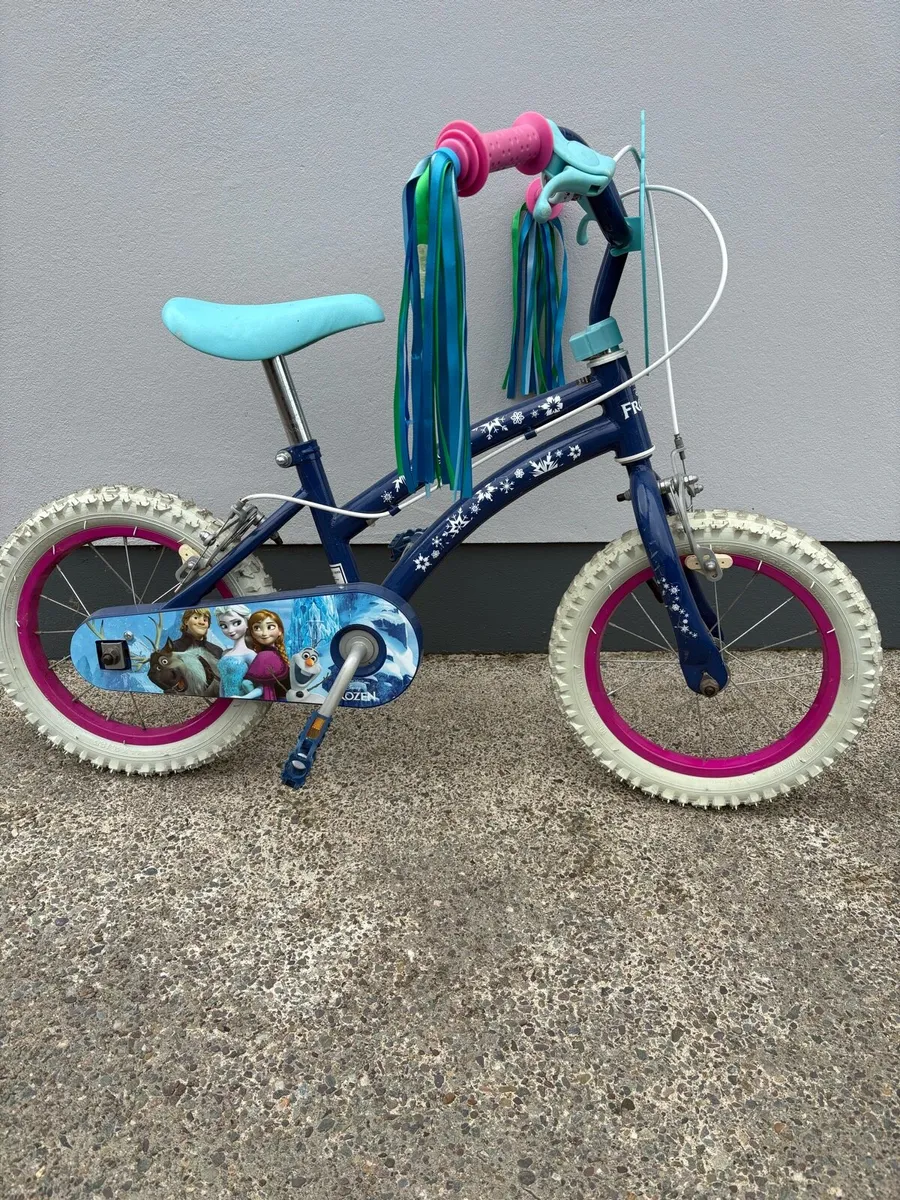 Kids Frozen bike - Image 1