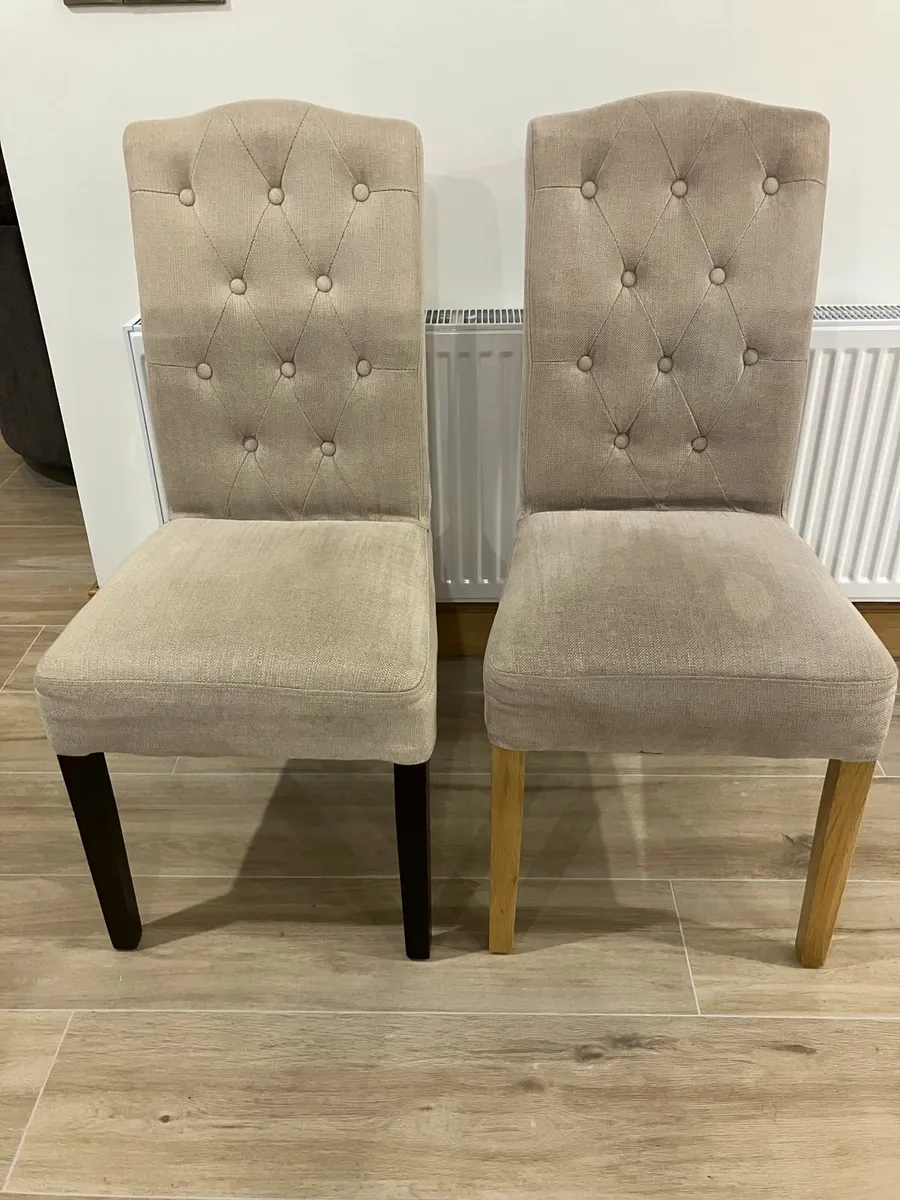 Dining Table Chairs x 8 - Image 2