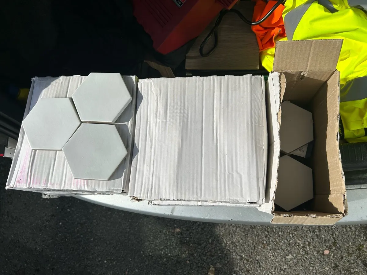 Equipe Kromatica - White Hexagon Tiles - Image 4