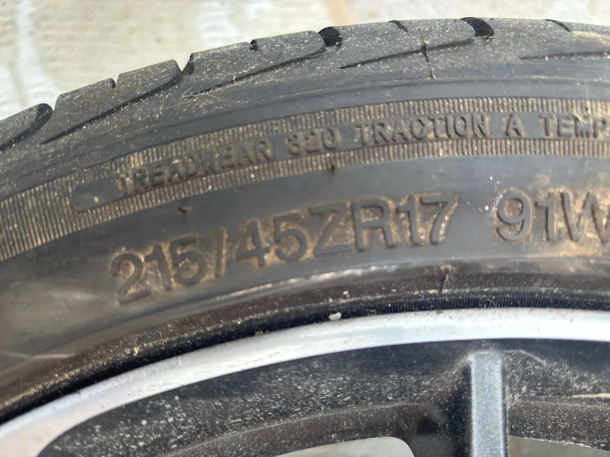 5x100 rims of a gt86 - Image 1