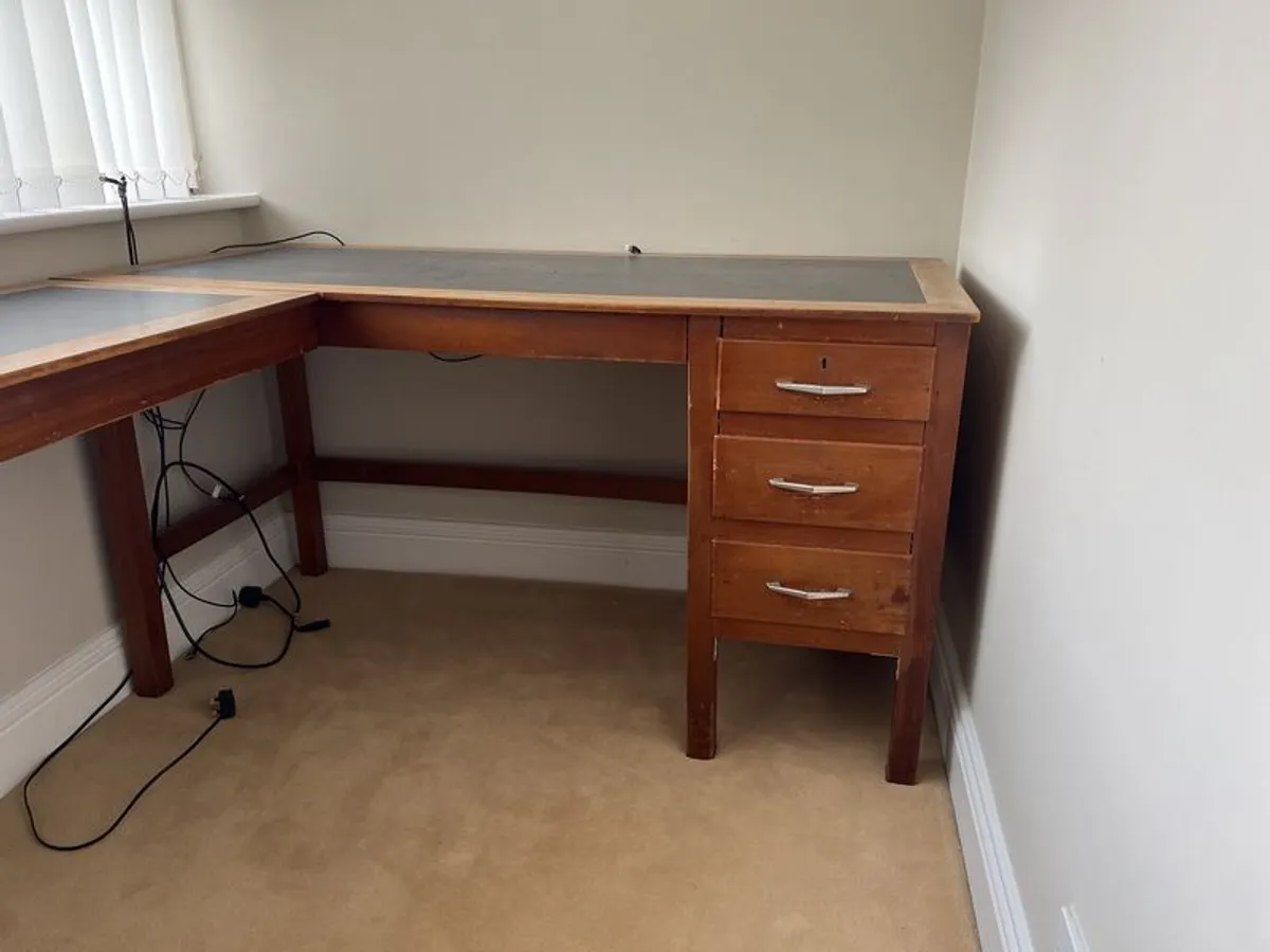 Vintage L Shaped desk - Image 3