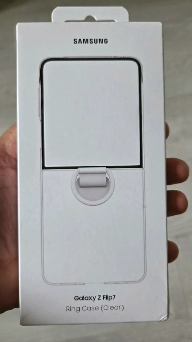 Galaxy Z Flip 7 Ring case (clear) - Image 1