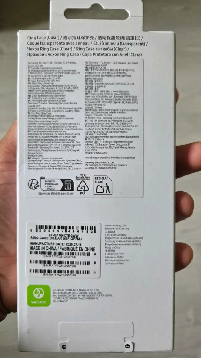Galaxy Z Flip 7 Ring case (clear) - Image 2