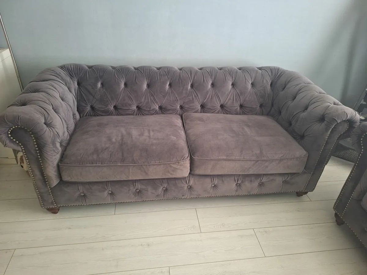 CHESTERFIELD SOFAS 2 + 3 seater - Image 3