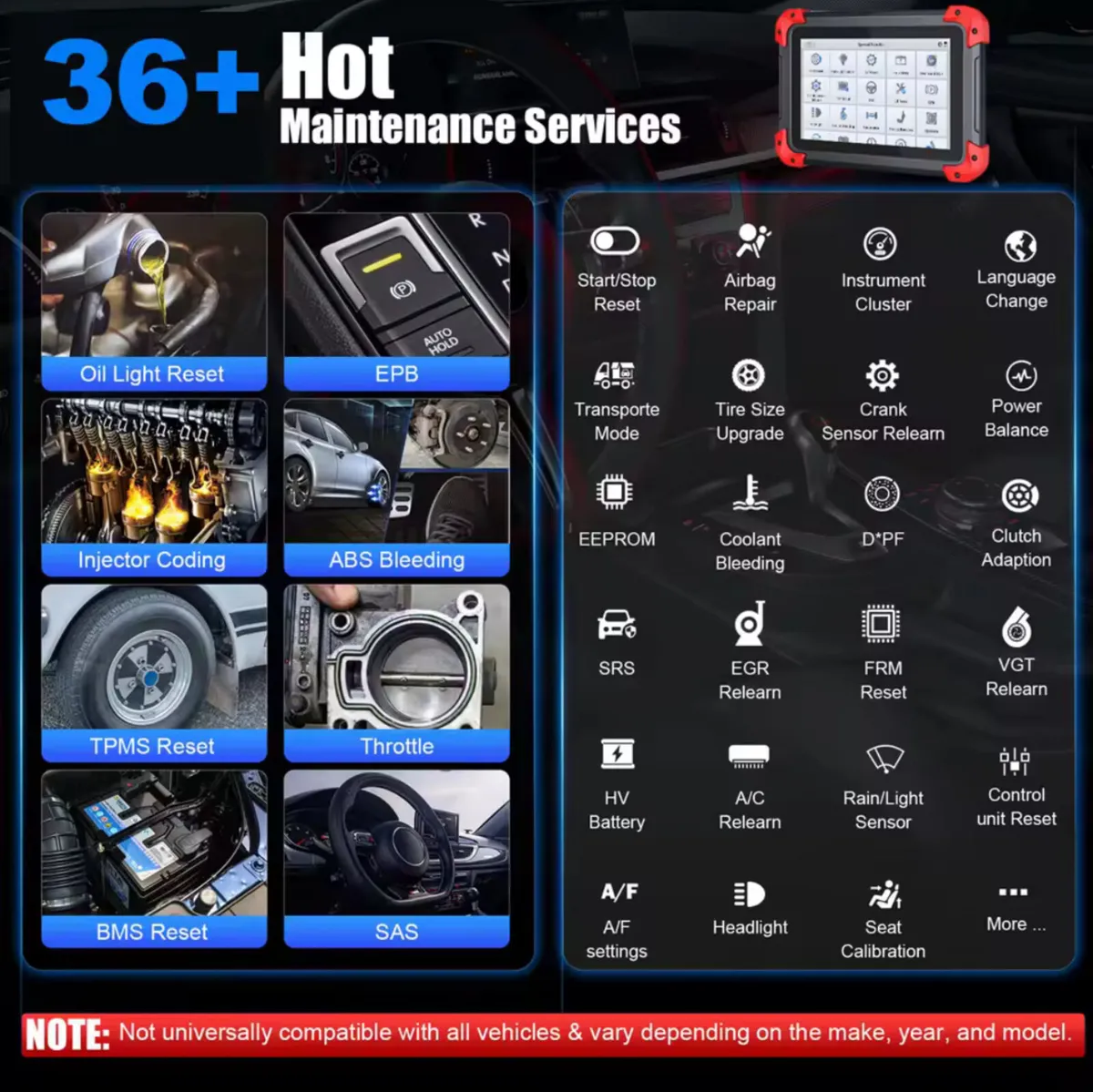 XTOOL D7 All System Car Diagnostic Tools - Image 4