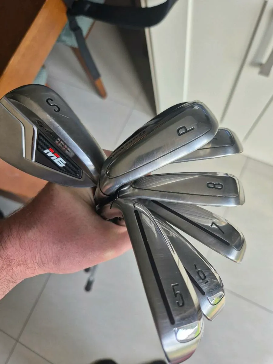 TaylorMade M6 irons 5,6,7,8,9,PW,SW - Image 4