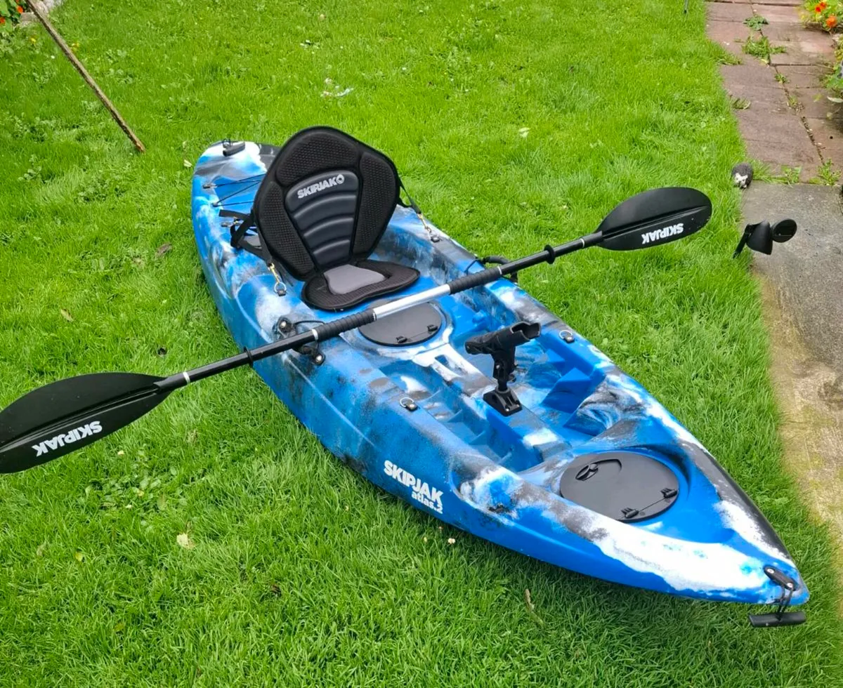 Skipjak atlas 2.0 9ft kayak with kayak trolley - Image 4
