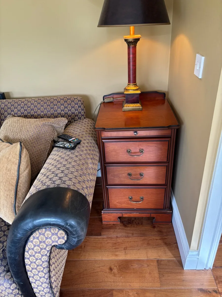 Two Mahogany lockers - Image 3